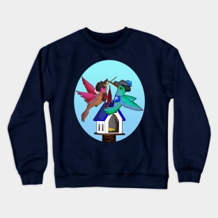 Muskateer Hummingbirds Crewneck Sweatshirt